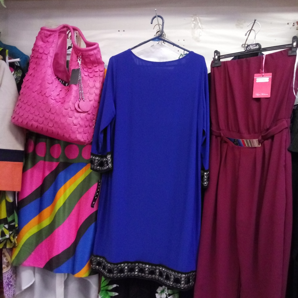 Tiana B. Cobalt dress